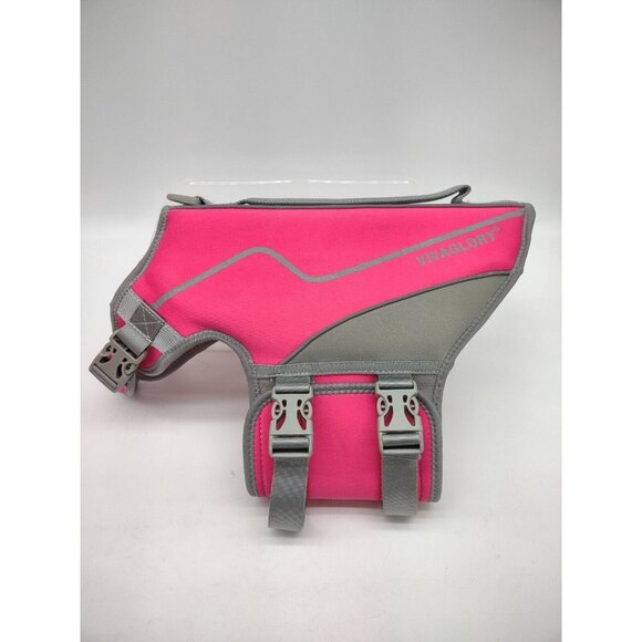 Vivaglory Dog Flotation Vest High Visibility Hot Pink Harness Reflective Medium - Picture 1 of 8